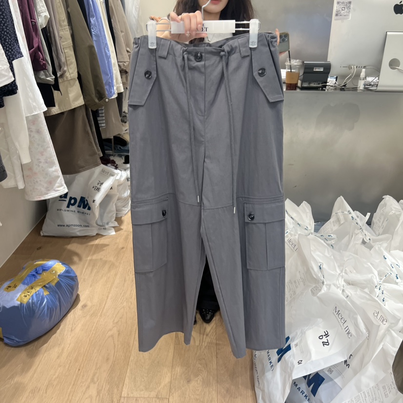 MEET ME韓國直郵實拍女士新品休閑推薦熱賣26春夏休閑褲MEET ME休閑褲圖色1