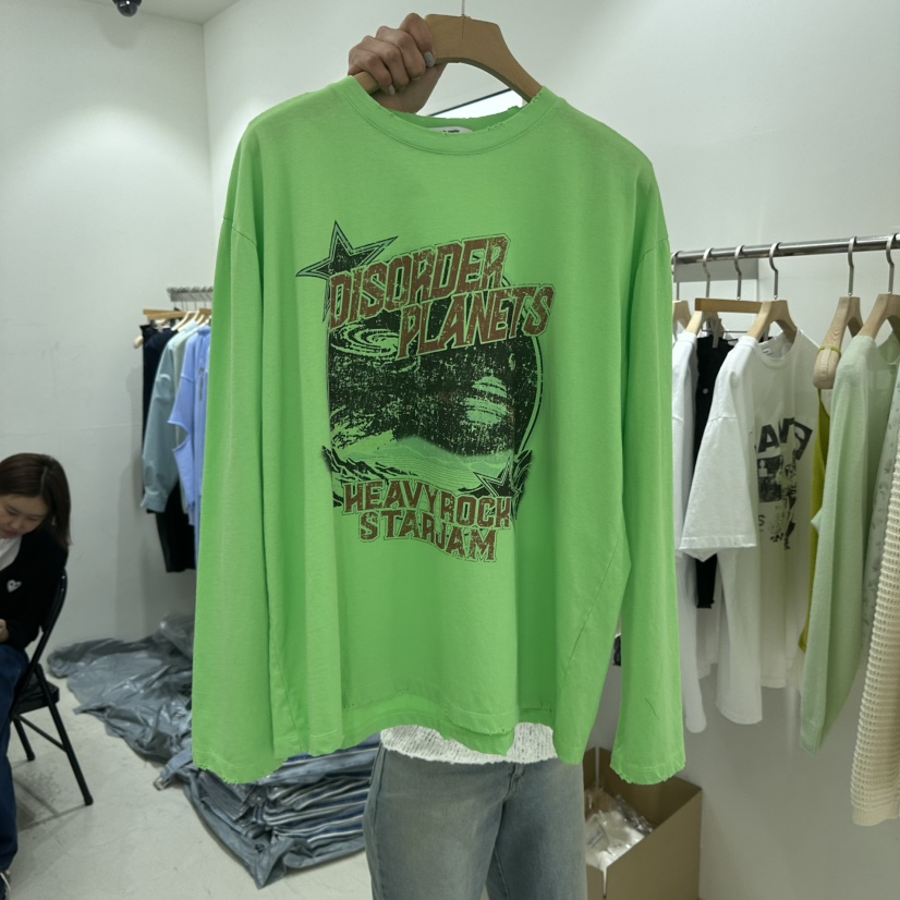 REPELLER韓國直郵女士新品人氣休閑職業推薦26春夏長袖T恤REPELLER長袖T恤圖色1