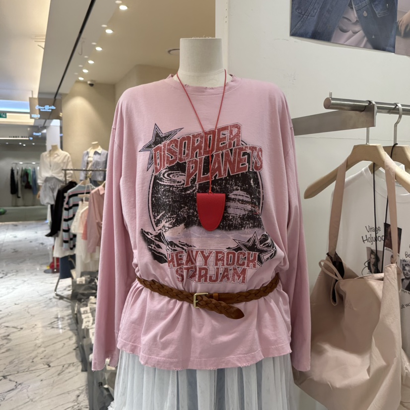 REPELLER韓國直郵女士新品人氣休閑職業推薦26春夏長袖T恤REPELLER長袖T恤圖色2