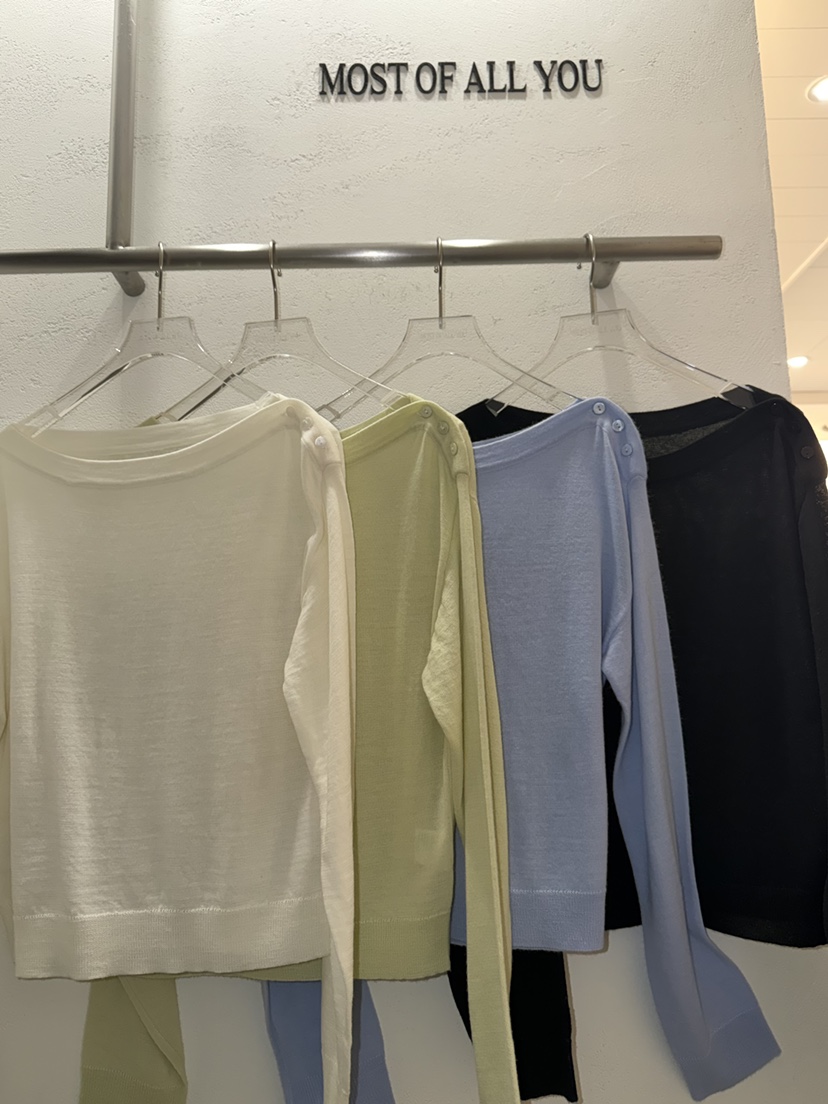 MOST OF ALL U韓國代購女士新款26春夏推薦職業針織衫MOST OF ALL U針織衫