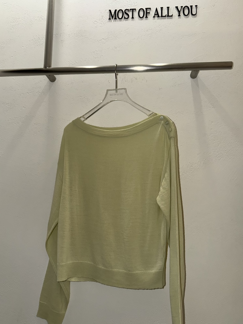 MOST OF ALL U韓國代購女士新款26春夏推薦職業針織衫MOST OF ALL U針織衫圖色2