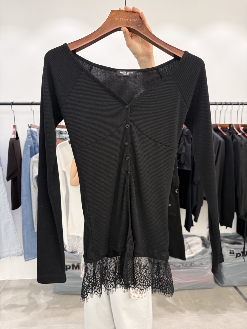 WATERMELON韓國東大門直郵女裝新品休閑熱賣人氣推薦長袖T恤WATER MELON長袖T恤圖色3