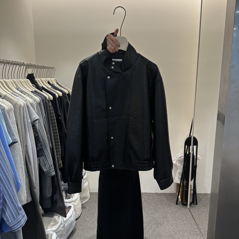 ALTER韓國東大門代購女裝新品休閑熱賣推薦時尚26春夏皮衣皮革Alter皮衣圖色2