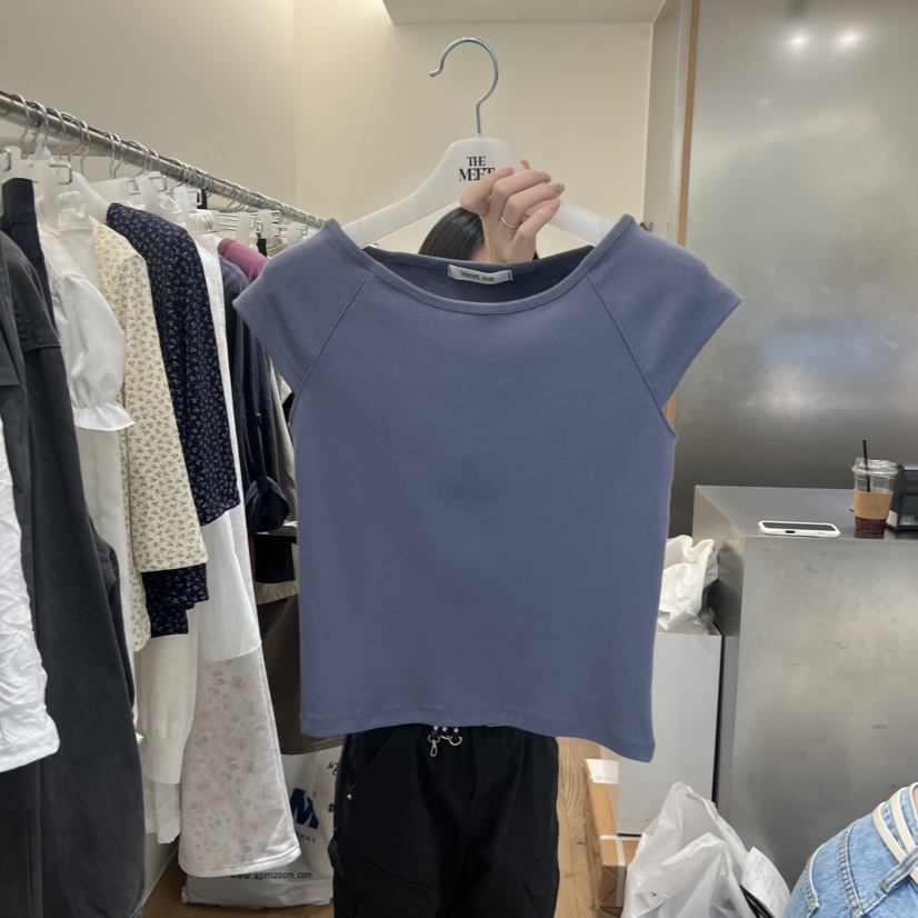 MEET ME韓國直郵女裝新品26春夏人氣休閑時尚推薦熱賣T恤MEET MET恤圖色3