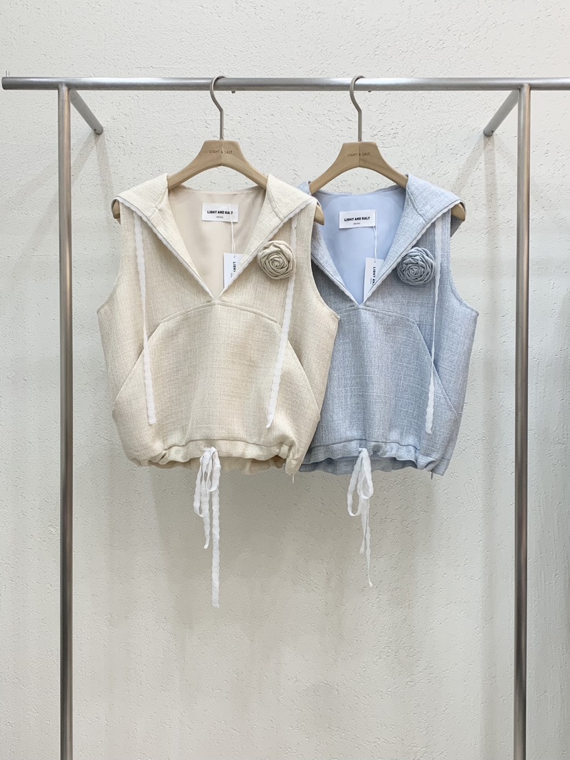 LIGHT AND SALT韓國代購女士新品休閑時尚職業吊帶背心LIGHT AND SALT吊帶/背心