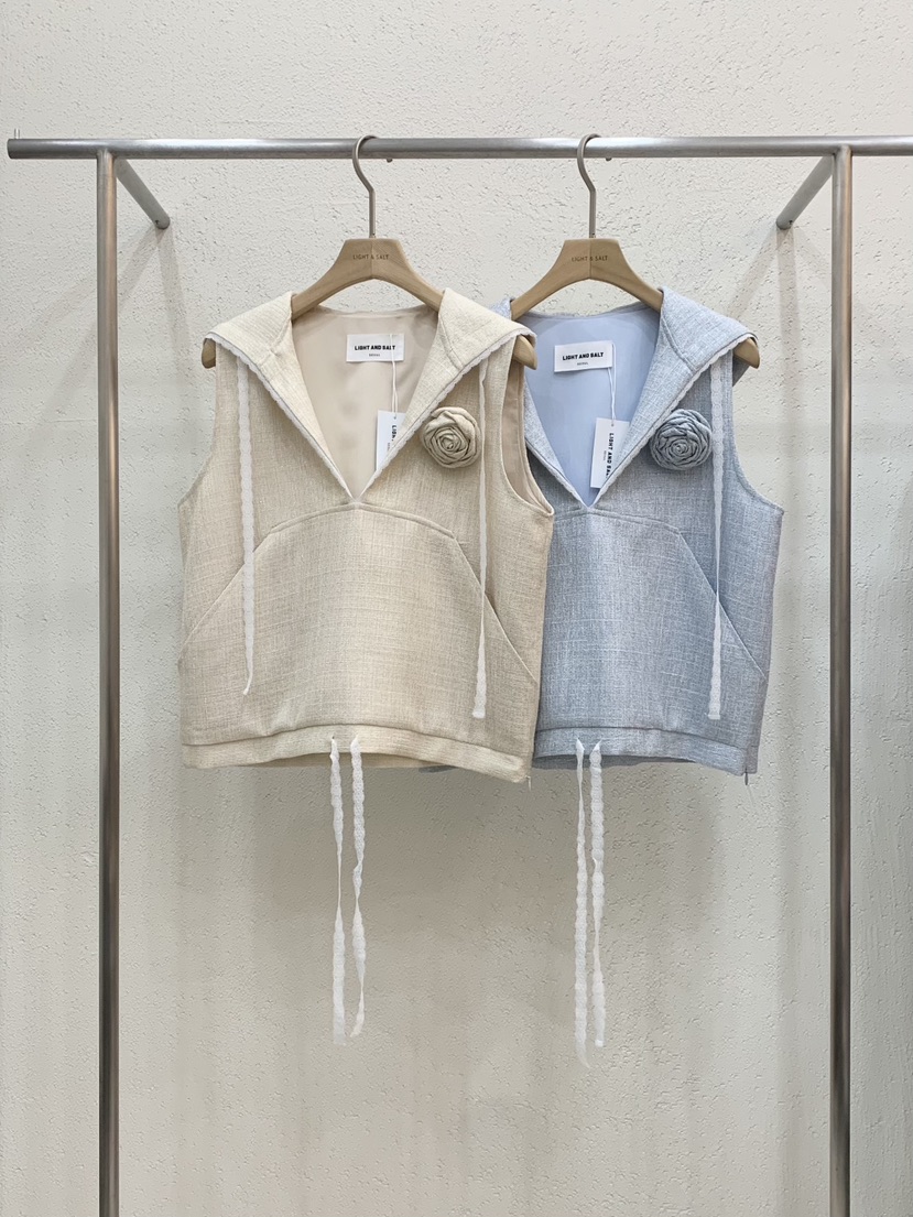 LIGHT AND SALT韓國代購女士新品休閑時尚職業吊帶背心LIGHT AND SALT吊帶/背心