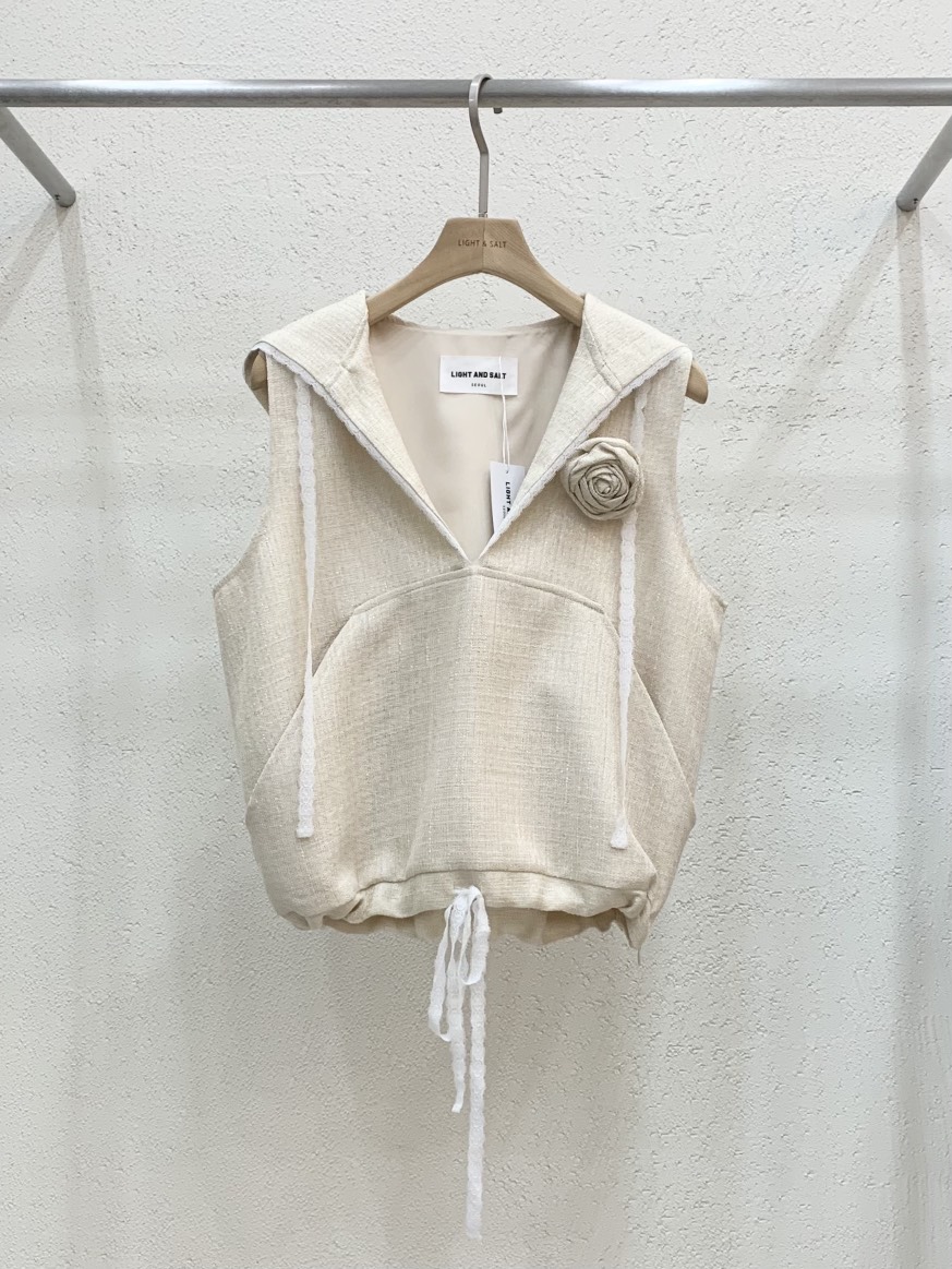 LIGHT AND SALT韓國代購女士新品休閑時尚職業吊帶背心LIGHT AND SALT吊帶/背心圖色1