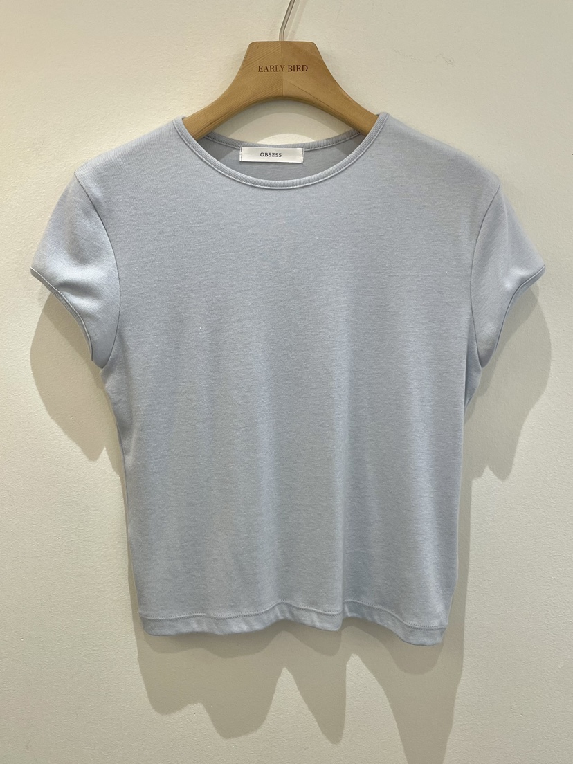 OBSESS韓國東大門代購女士新款熱賣推薦職業26春夏人氣T恤OBSESS/EARLY BIRDT恤圖色1