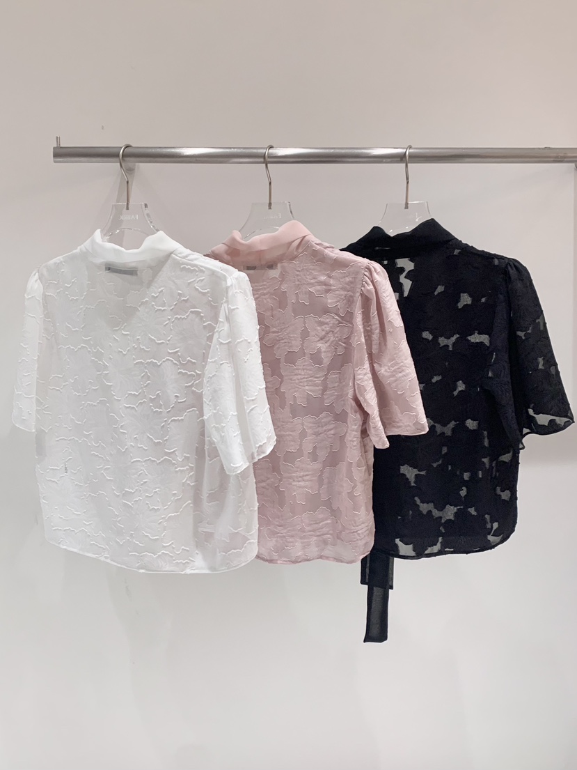 FABRIC韓國東大門代購女裝新品26春夏職業推薦襯衫蕾絲衫FABRIC襯衫/蕾絲衫
