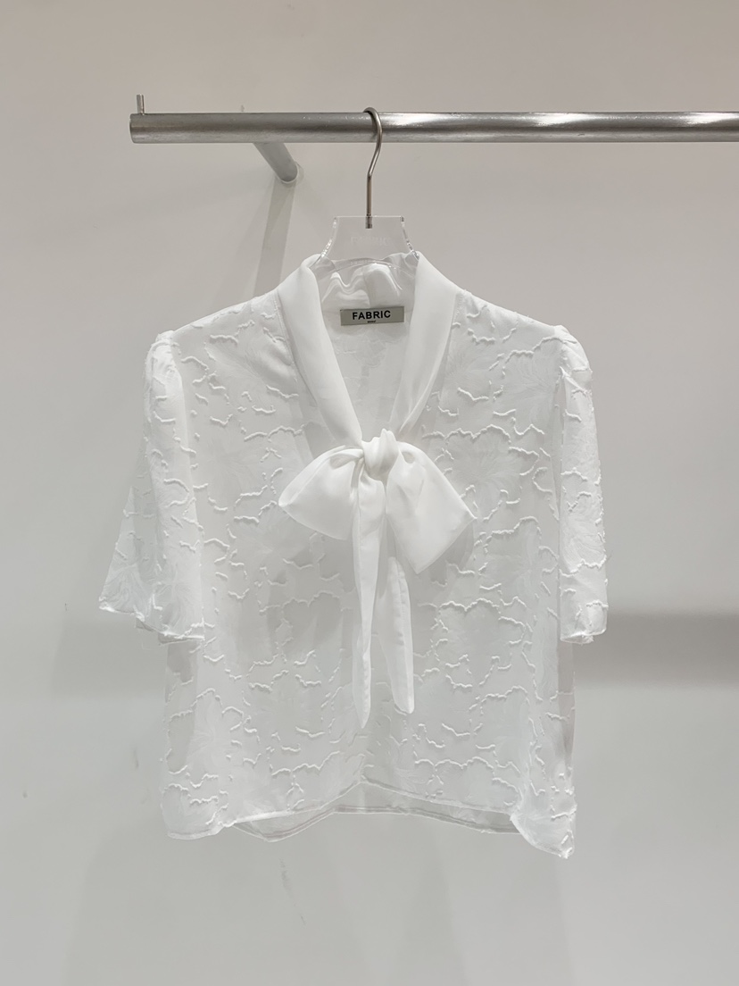 FABRIC韓國東大門代購女裝新品26春夏職業推薦襯衫蕾絲衫FABRIC襯衫/蕾絲衫圖色2