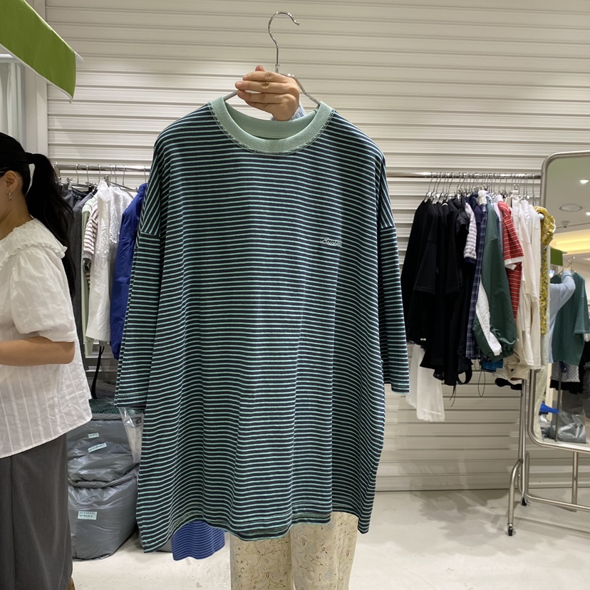 BRICKLANE韓國代購女士新款休閑推薦人氣時尚熱賣26春夏T恤BRICKLANET恤圖色2