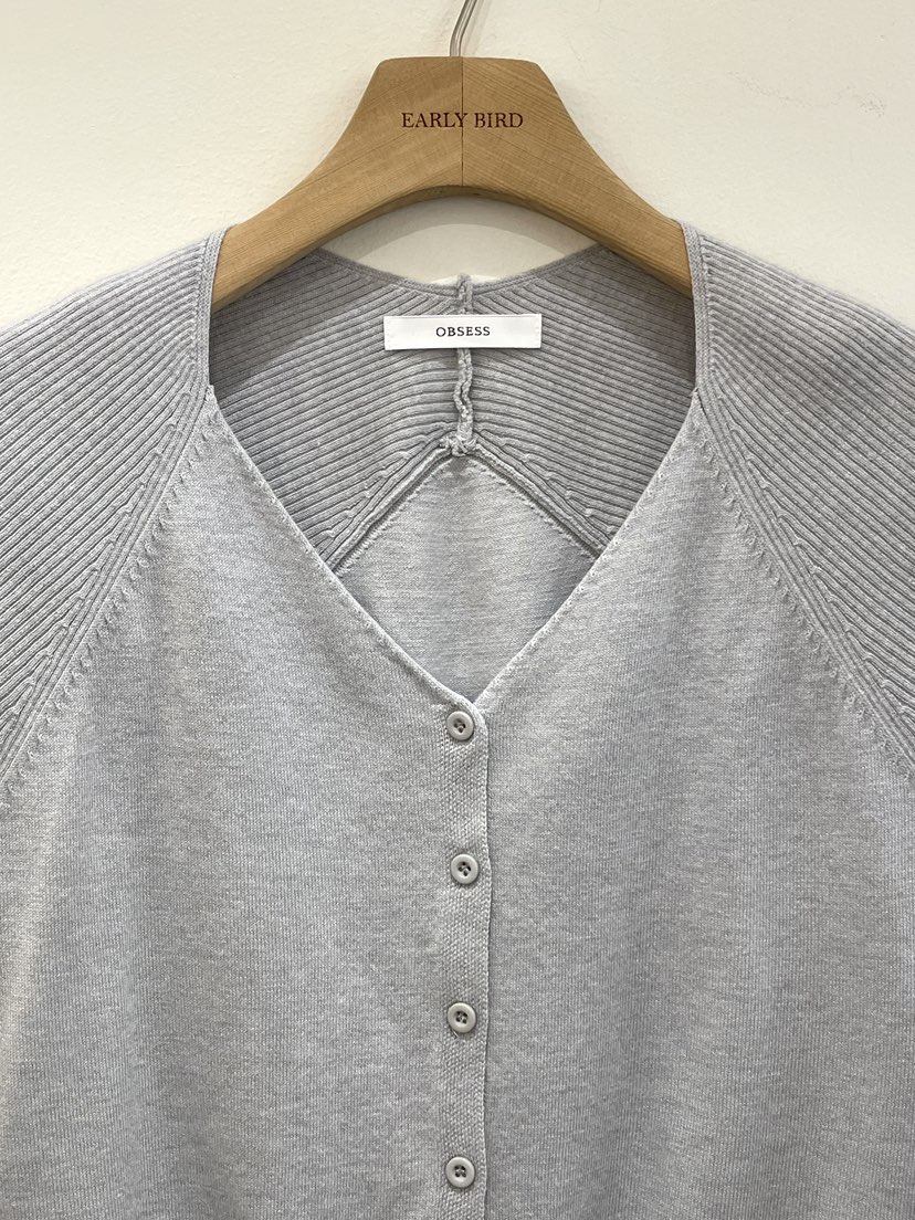 OBSESS韓國東大門直郵女士新款熱賣職業人氣時尚26春夏針織衫OBSESS/EARLY BIRD針織衫