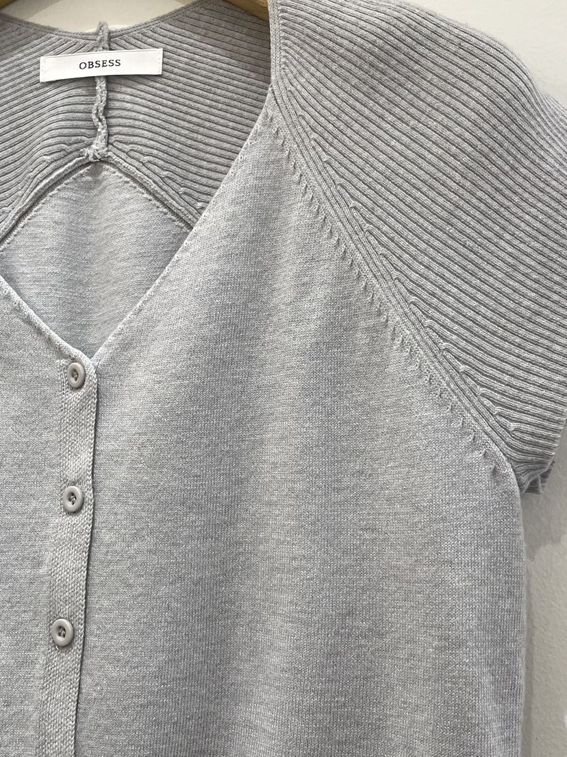 OBSESS韓國東大門直郵女士新款熱賣職業人氣時尚26春夏針織衫OBSESS/EARLY BIRD針織衫