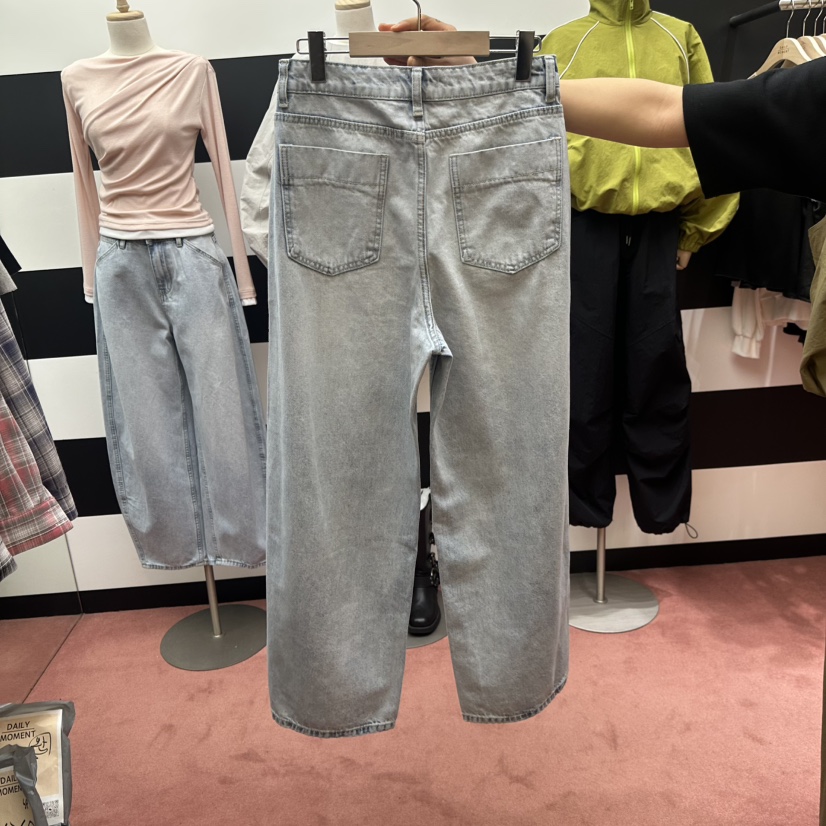 DAILY MOMENT韓國代購女士新品推薦職業26春夏休閑牛仔褲DAILY MOMENT牛仔褲