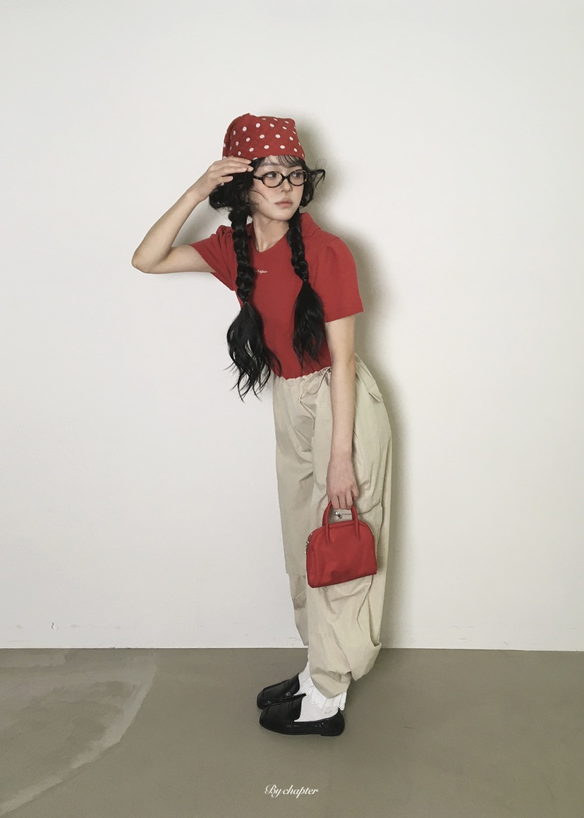 BY CHAPTER韓國代購女士新品職業26春夏熱賣人氣針織衫刺繡BY Chapter針織衫