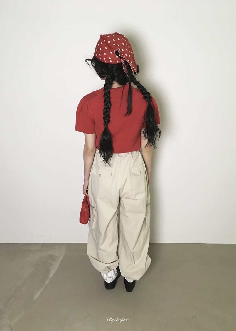 BY CHAPTER韓國代購女士新品職業26春夏熱賣人氣針織衫刺繡BY Chapter針織衫