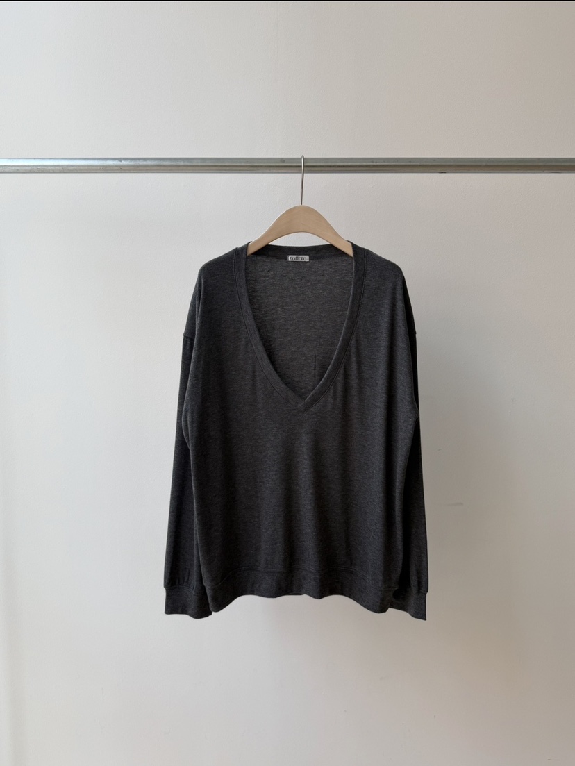 TAFFETA/MURET韓國直郵實拍女士新品時尚推薦休閑衛衣V領TAFFETA/MURET衛衣圖色3