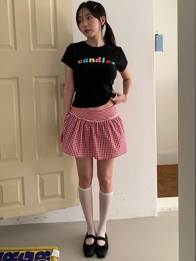 MORE THAN-P韓國直郵女裝新款職業時尚26春夏人氣休閑短裙MORE THAN短裙