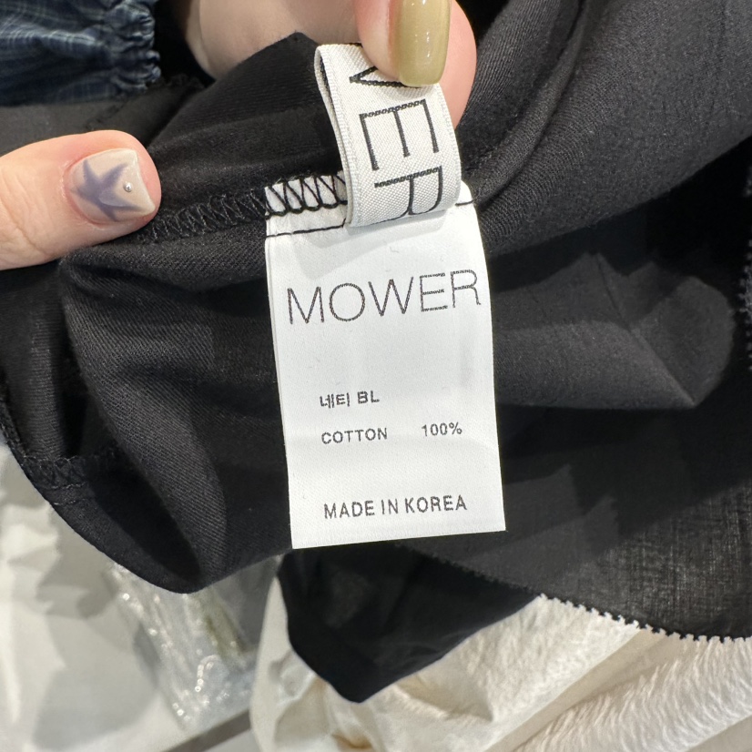 MOWER韓國東大門代購女裝新款休閑26春夏人氣推薦襯衫蕾絲衫MOWER襯衫/蕾絲衫