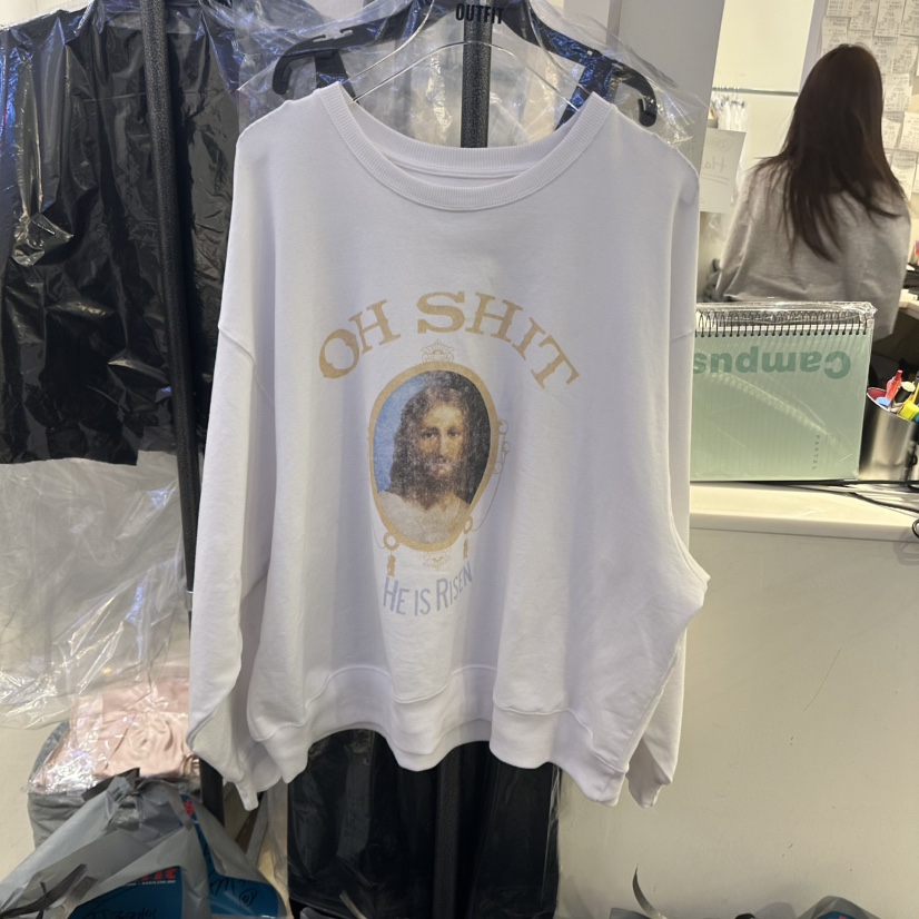 OUTFIT韓國代購女士新款休閑推薦熱賣人氣26春夏時尚衛衣OUTFIT衛衣圖色1