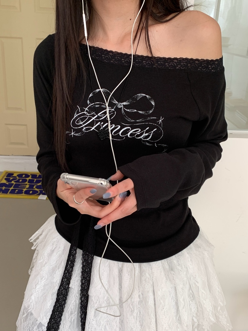 MORE THAN-P韓國代購女裝新品人氣休閑時尚長袖T恤含脖帶MORE THAN長袖T恤