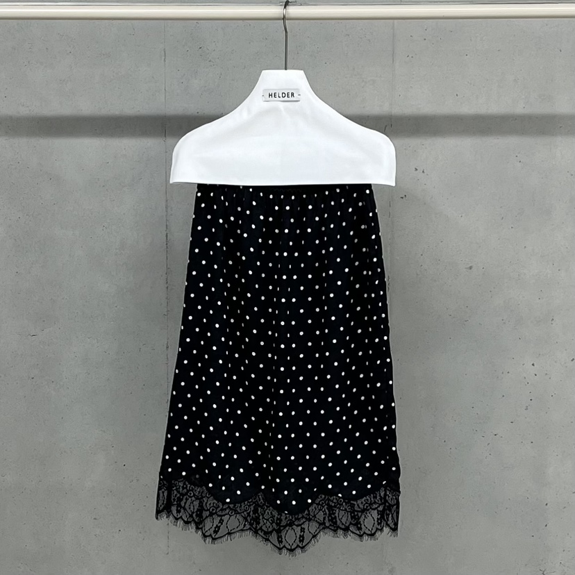 HELDER-P韓國直郵女士新品休閑熱賣半身裙中短裙蕾絲緞面HELDER半身裙/中短裙圖色2