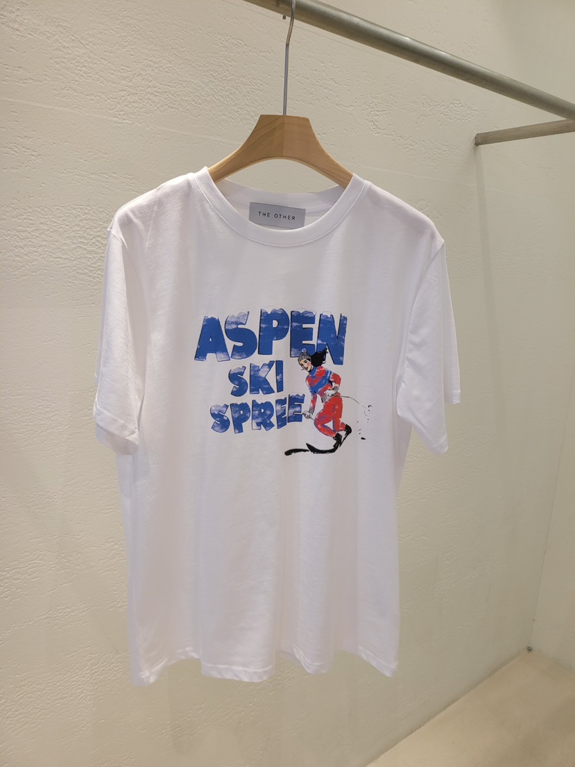 THE OTHER韓國直郵實拍女裝新品26春夏人氣熱賣職業休閑T恤THE OTHERT恤圖色1