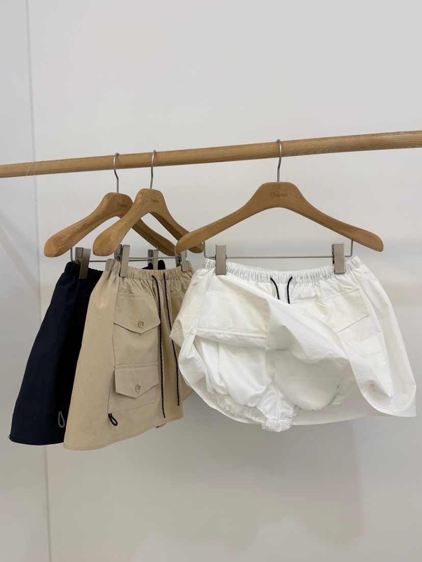 BY CHAPTER韓國東大門直郵女裝新款熱賣休閑職業短裙口袋BY Chapter短裙