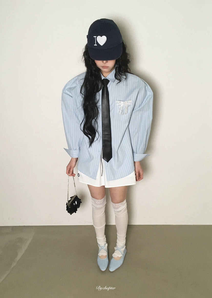 BY CHAPTER韓國東大門直郵女裝新款熱賣休閑職業短裙口袋BY Chapter短裙