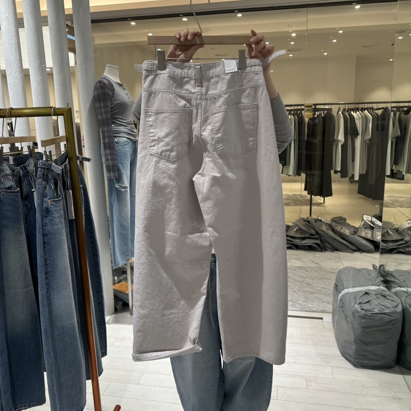 GRAYMELLOW韓國直郵女士新品人氣推薦26春夏職業時尚牛仔褲GRAYMELLOW牛仔褲