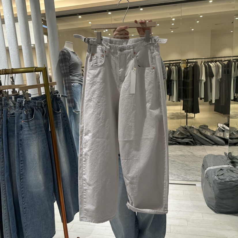 GRAYMELLOW韓國直郵女士新品人氣推薦26春夏職業時尚牛仔褲GRAYMELLOW牛仔褲圖色2