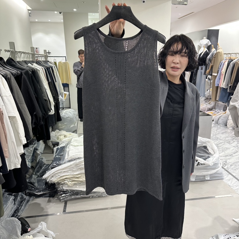 DIARRA韓國東大門代購女士新款人氣休閑推薦吊帶背心網眼DIARRA吊帶/背心圖色2