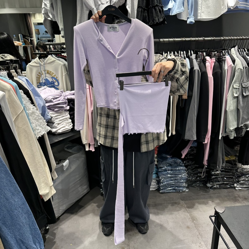 STAR-L韓國直郵實拍女裝新款職業熱賣人氣時尚休閑26春夏套裝STAR-L套裝圖色2