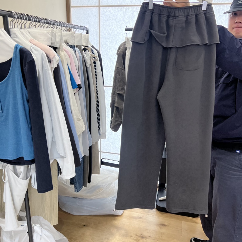 FLAT韓國直郵實拍女士新款人氣推薦26春夏職業時尚休閑褲FLAT休閑褲