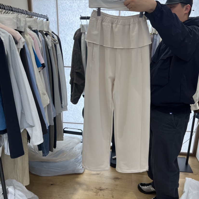 FLAT韓國直郵實拍女士新款人氣推薦26春夏職業時尚休閑褲FLAT休閑褲圖色1