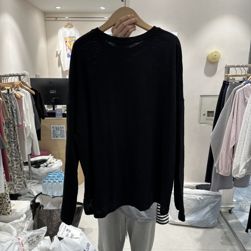 J.BALLOON韓國東大門直郵女士新款人氣時尚職業休閑長袖T恤J.BALLOON長袖T恤