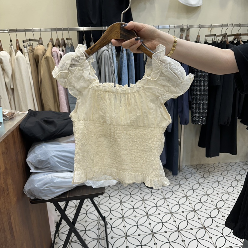 BAMBOLINA韓國東大門直郵女裝新品職業時尚熱賣襯衫蕾絲衫BAMBOLINA襯衫/蕾絲衫