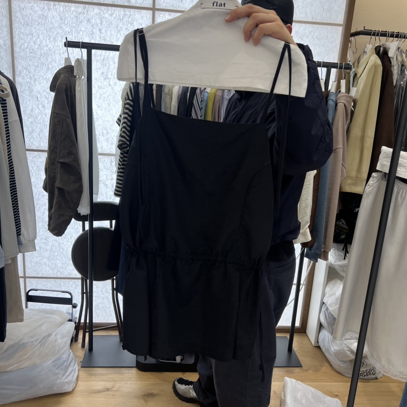 FLAT韓國東大門直郵女裝新款休閑職業時尚吊帶背心不含內搭FLAT吊帶/背心圖色1