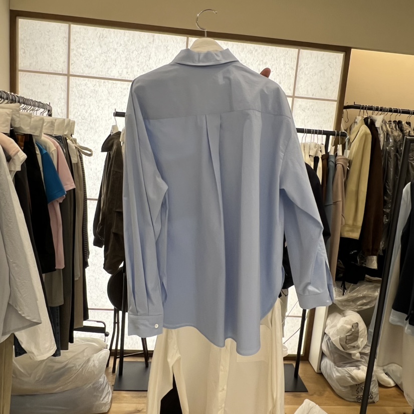 FLAT韓國東大門代購女士新品26春夏時尚職業休閑襯衫蕾絲衫FLAT襯衫/蕾絲衫