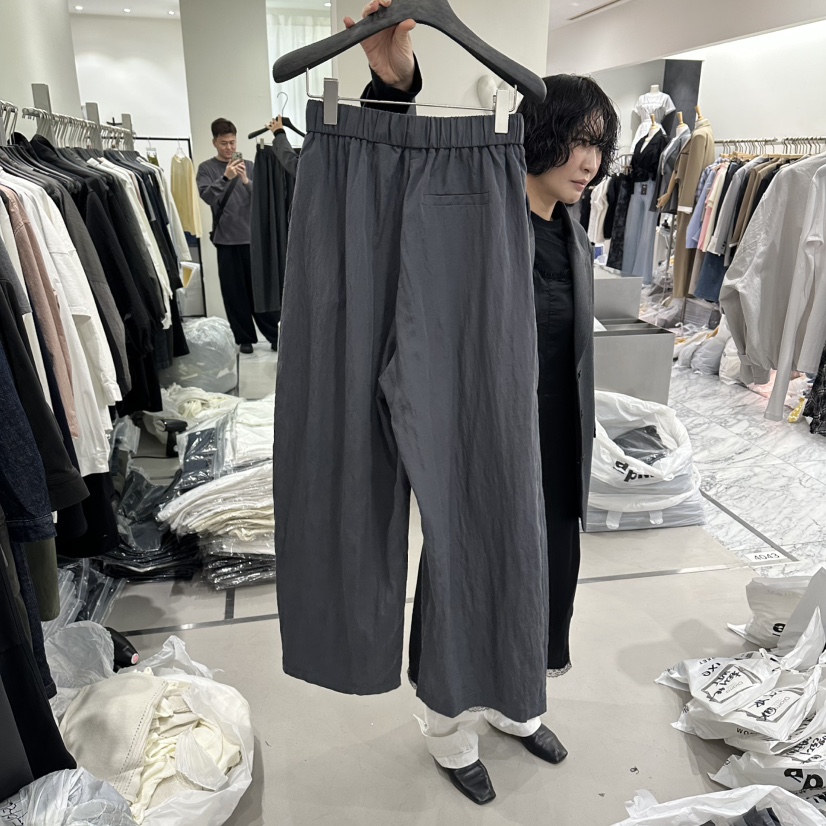 DIARRA韓國代購女裝新品職業26春夏人氣時尚熱賣休閑褲天絲DIARRA休閑褲