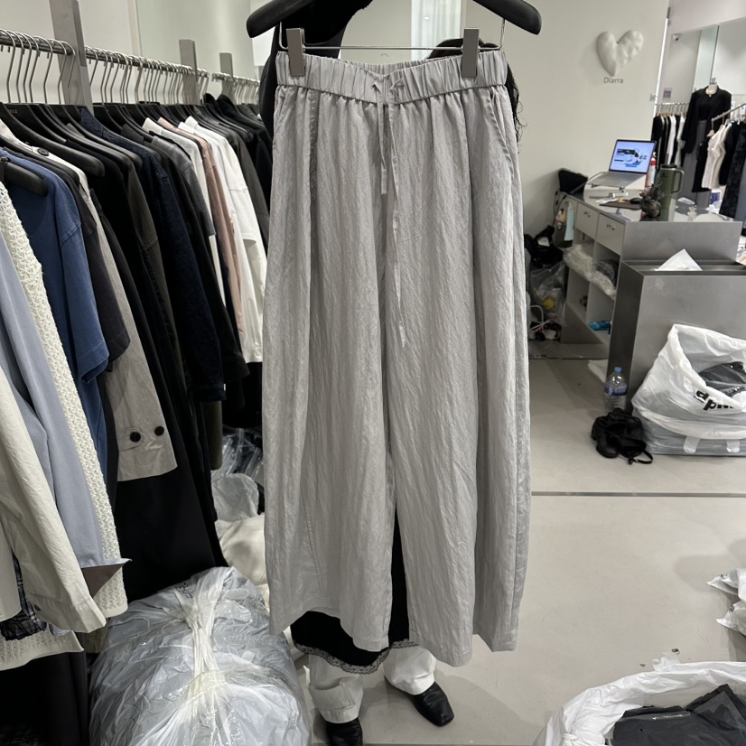 DIARRA韓國代購女裝新品職業26春夏人氣時尚熱賣休閑褲天絲DIARRA休閑褲圖色1