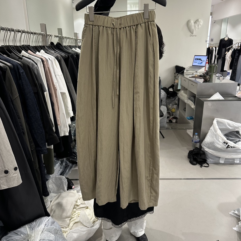 DIARRA韓國代購女裝新品職業26春夏人氣時尚熱賣休閑褲天絲DIARRA休閑褲圖色2