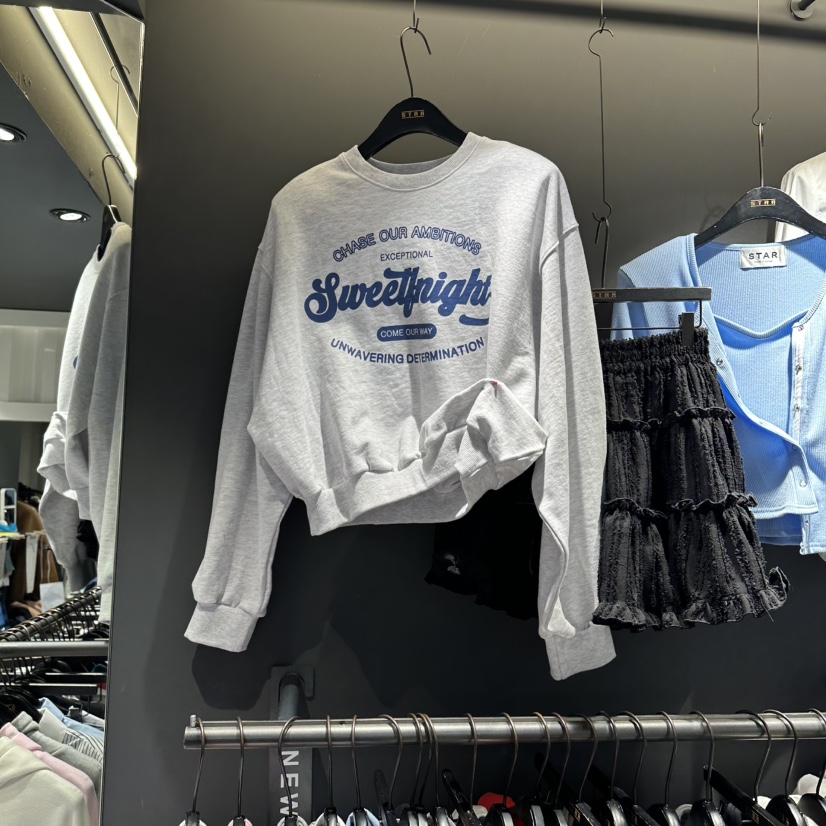 STAR-L韓國代購女士新品時尚推薦熱賣休閑26春夏職業衛衣STAR-L衛衣圖色1