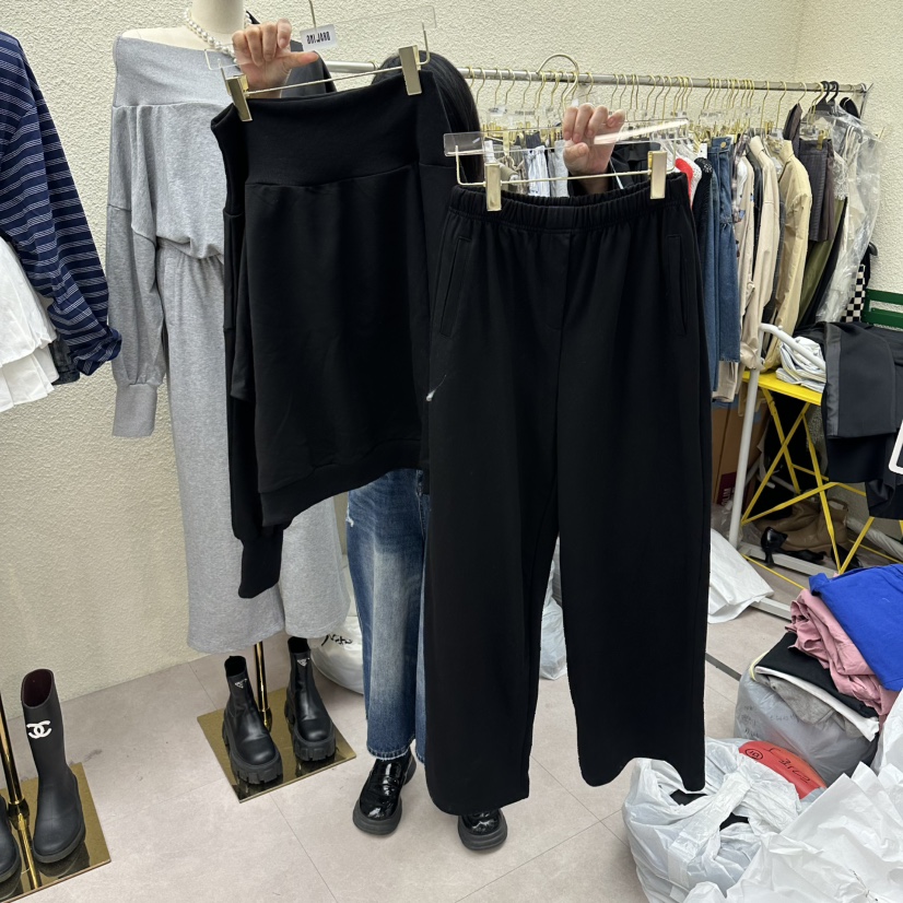 DRAWING韓國東大門代購女士新款職業推薦熱賣套裝兩件套套裝DRAWING套裝圖色3