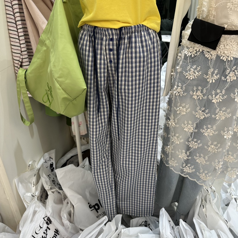 EGG IS韓國東大門代購女士新品推薦時尚職業人氣26春夏休閑褲EGG IS休閑褲圖色1