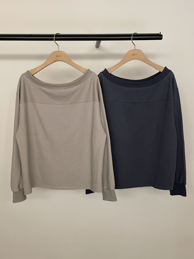 BOLD-A韓國東大門代購女裝新品職業時尚休閑長袖T恤露肩RE BOLD長袖T恤