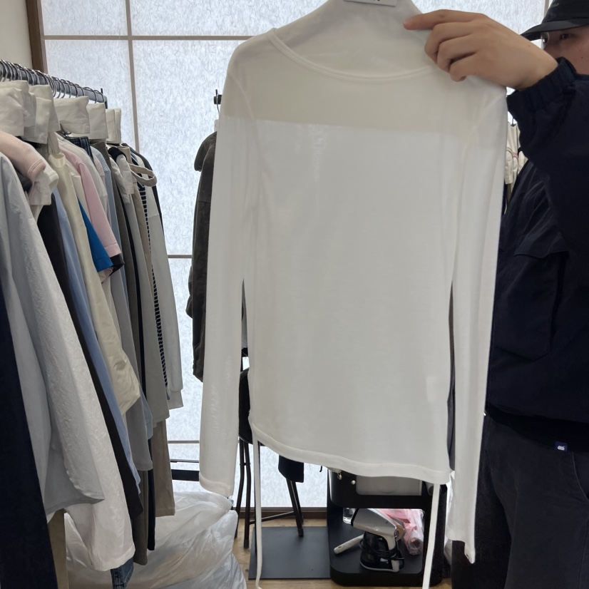 FLAT韓國代購女裝新款26春夏時尚人氣職業休閑推薦長袖T恤FLAT長袖T恤圖色3