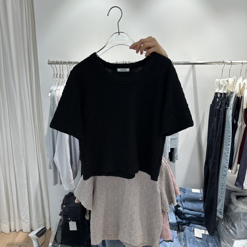 STORIES韓國代購女士新款休閑熱賣人氣26春夏職業襯衫蕾絲衫STORIES襯衫/蕾絲衫圖色3