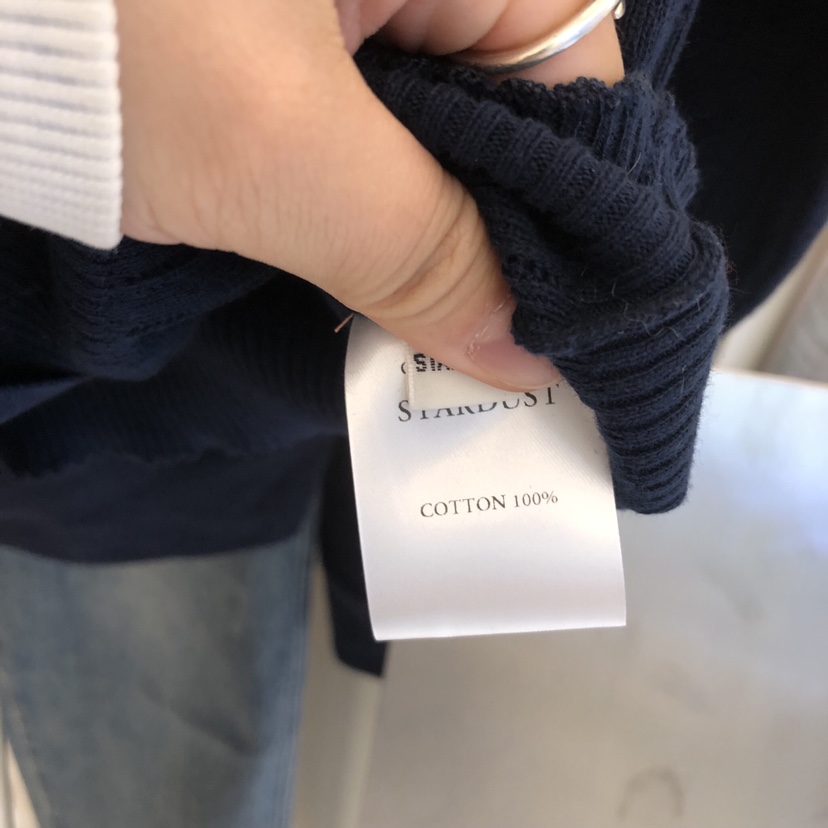 THE STARDUST韓國東大門直郵女裝新品休閑長袖T恤開衫連帽鏤空THE STARDUST長袖T恤