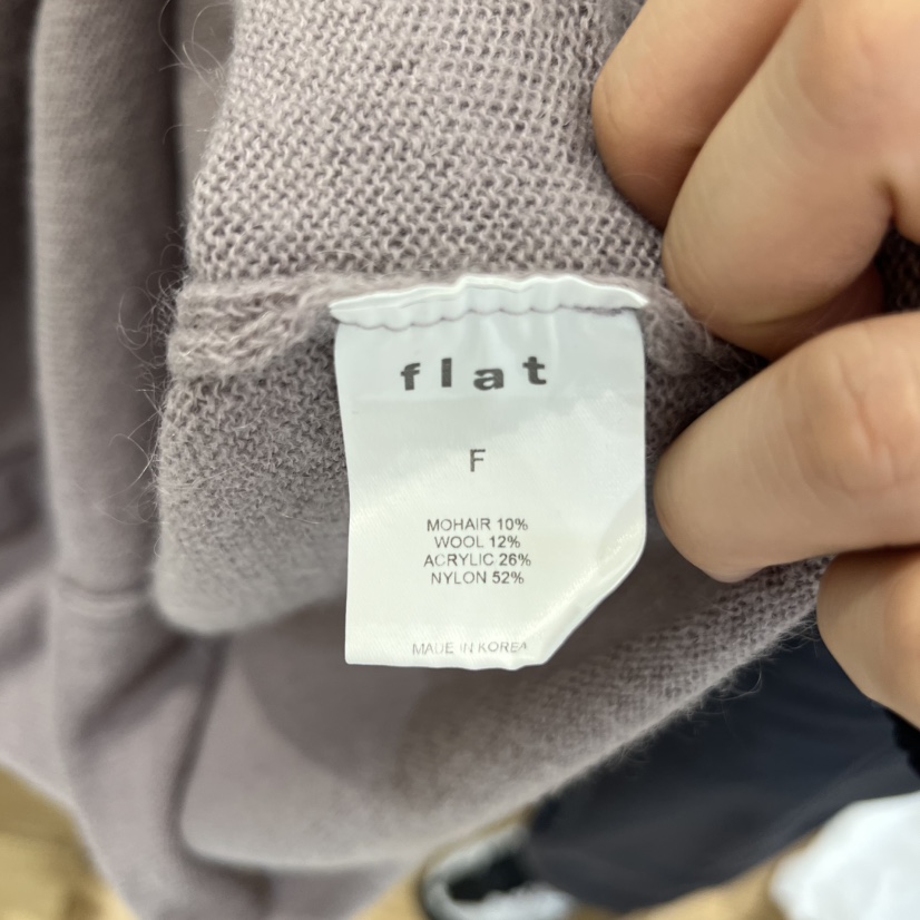 FLAT韓國代購女裝新品熱賣休閑26春夏人氣推薦針織衫開衫FLAT針織衫